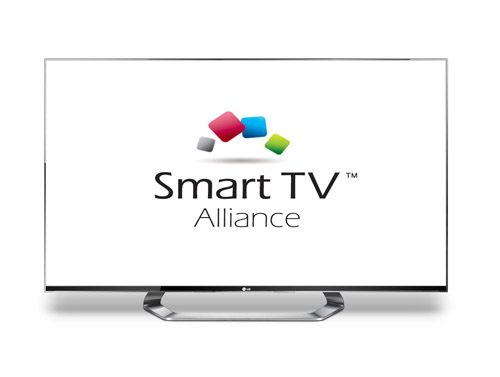 Logo of Smart TV Alliance.